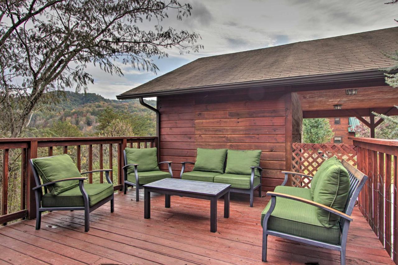 Luxe With Covered Pool And Smoky Mountain Vistas Casa de Férias *